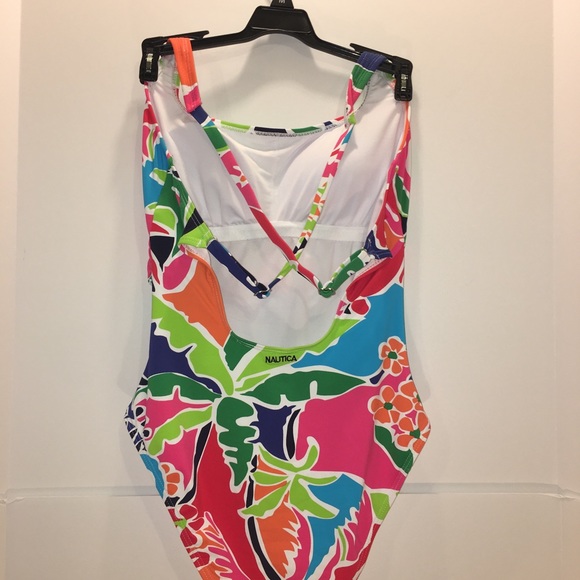 Nautica swimsuit one piece Size M New W/tags - Picture 2 of 6